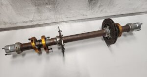 Complete 50mm Axle Assembly (Used)