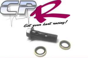 Go Kart Brake Banjo Bolt Dual Outlet with seals (suits BKHC03 BKHC04 & BKHC05 models)
