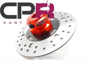 Complete Brake Disc and 25mm Hub Carrier 6mm Keyway Orange