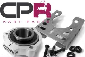 40mm PROJECT Kit Bearing & Flange Carrier Holder PLUS Bracket Silver