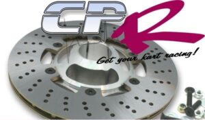 Brake Disc Ventilated 12mm + Hub w/Bolt Kit Suit 40mm Axle 8mm Key