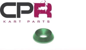 Go Kart Countersunk Washer 6mmID Green NEW