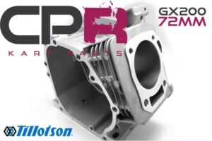 Genuine Tillotson Bare Crank Case & Cylinder (WITH TANK MOUNTS) suit GX200/160 Clone including CPR engines (72mm Bore)
