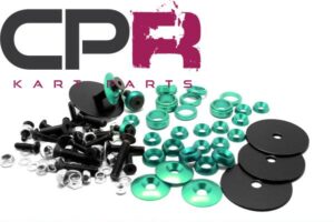 Go Kart Extreme Colour Mount Pack Green - 100pcs including bolts