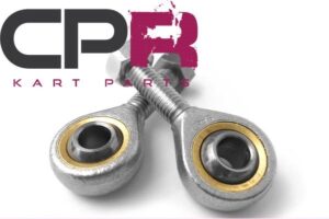 Tie Rod Ends Rose Joints (8mm Male) Pair (Includes Locking Nuts) To Suit Steering