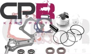 Complete Rebuild Kit Set Stock Clone Suit Honda Clone GX200 ENCLST1 ENCLGT with 4-bolt Valve Cover includes Piston Rings Gaskets Conrod Seals Bearings