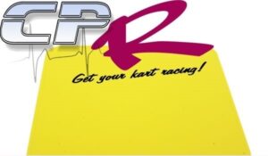 Number Plate Rear Yellow 20x20cm