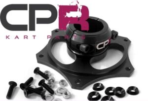 Sprocket Carrier Hub suit 40mm Axle 8mm Keyway Black