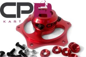 Sprocket Carrier Hub suit 40mm Axle 8mm Keyway Red