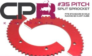 Sprocket Split Aluminium 35 Pitch 53 Teeth