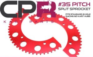 Sprocket Split Aluminium 35 Pitch 61 Teeth