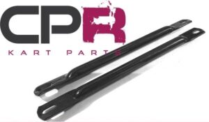 Seat Stay Upright Bars Pair (Black Powdercoated)