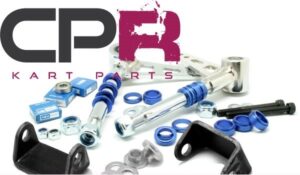 Stub Axle PROJECT SERIES Spindle Suit Arrow CRG Silver Pair w/Blue Spacers and Brackets AND CAMBER ADJUSTERS