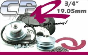 Torque Converter Clutch (10HP VERSION) 35 Pitch 12Tooth & 420P 10Tooth 19.05mm (3/4") bore + FREE #35 Chain & #35 Sprocket