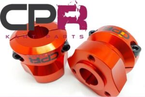 Rear Wheel Hub Hubs Pair 25mm Orange