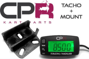 Tacho GT and Steering Wheel Mount CPR 2 or 4-Stroke with Max RPM Recall - Easy To Read Large Display, Backlight, Replaceable Battery, RPM Alert